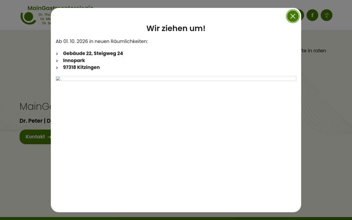 Screenshot of internist-kitzingen.de