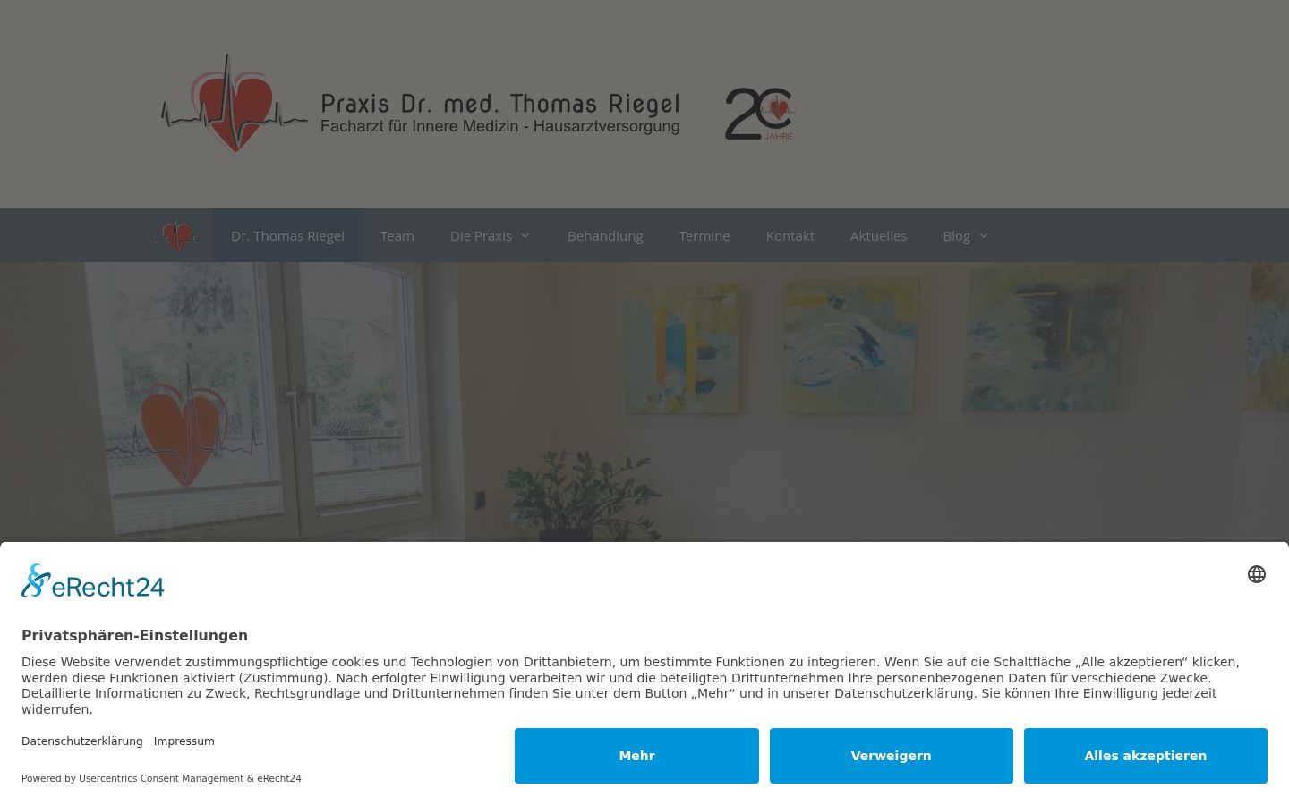 Screenshot tal-banner tal-kunsens muri qabel kwalunkwe interazzjoni