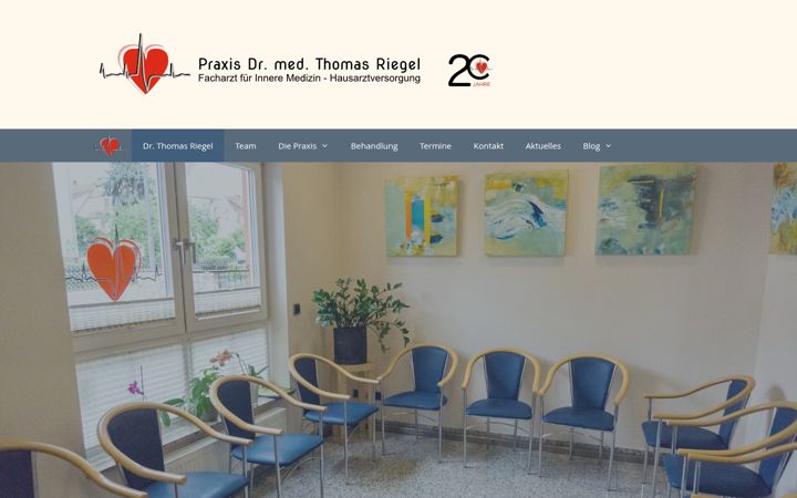 Screenshot of internist-maintal.de