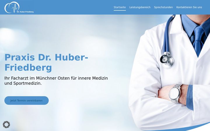 Screenshot of internist-muenchen-ost.de