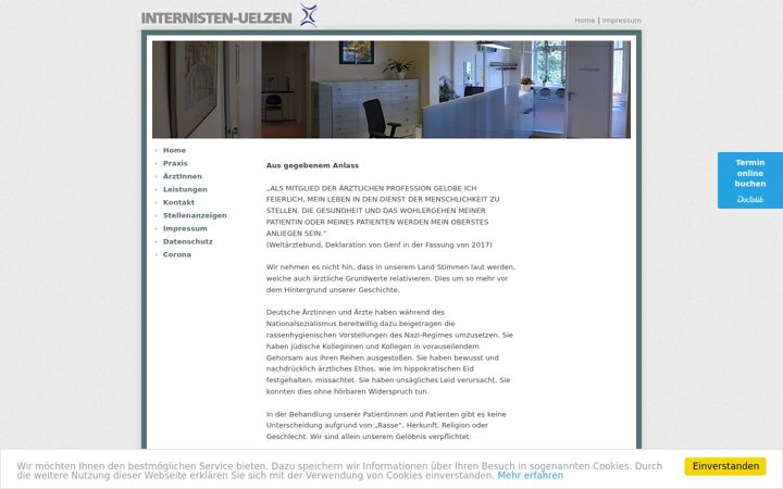 Screenshot of internisten-uelzen.de