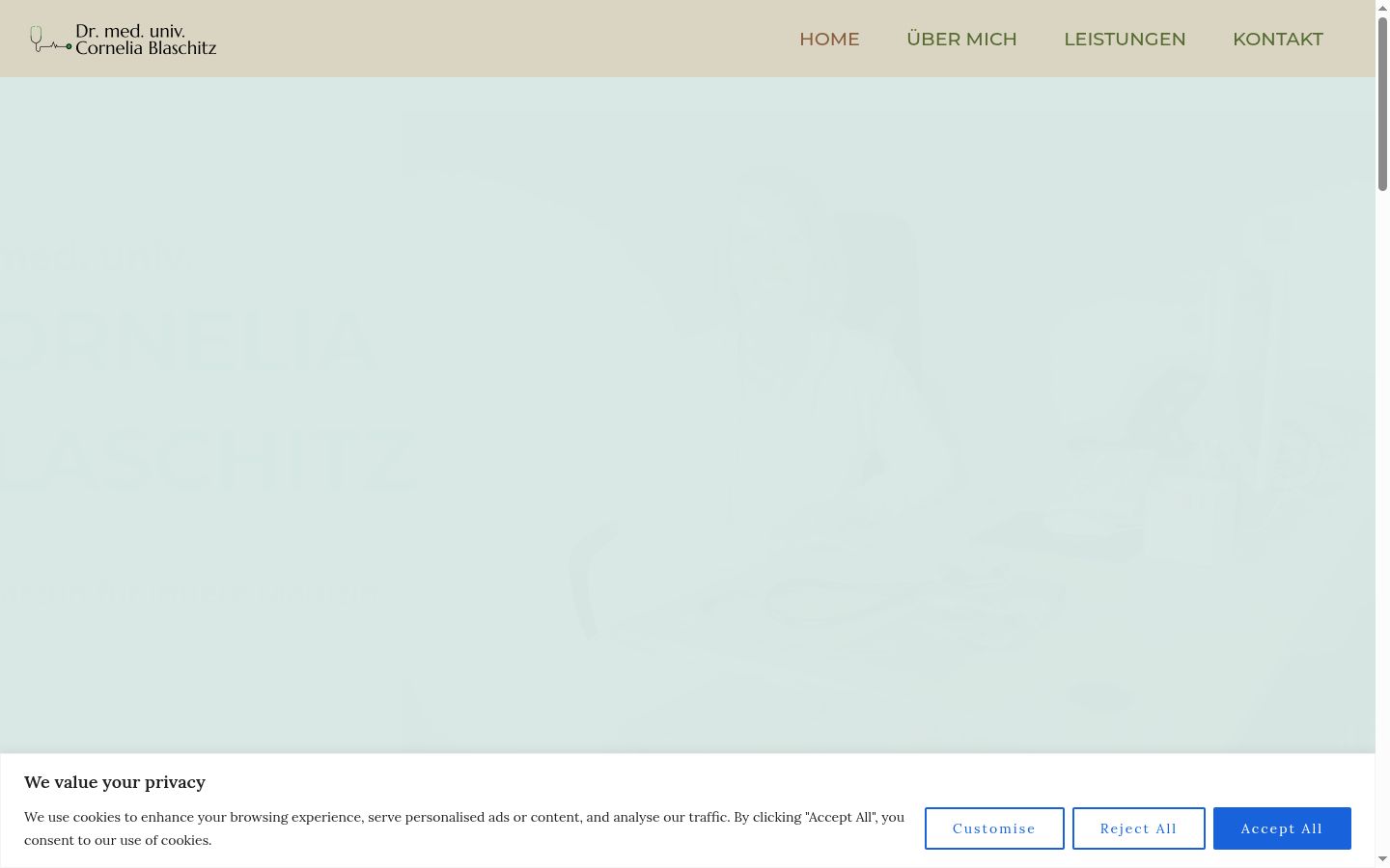 Screenshot tal-banner tal-kunsens muri qabel kwalunkwe interazzjoni