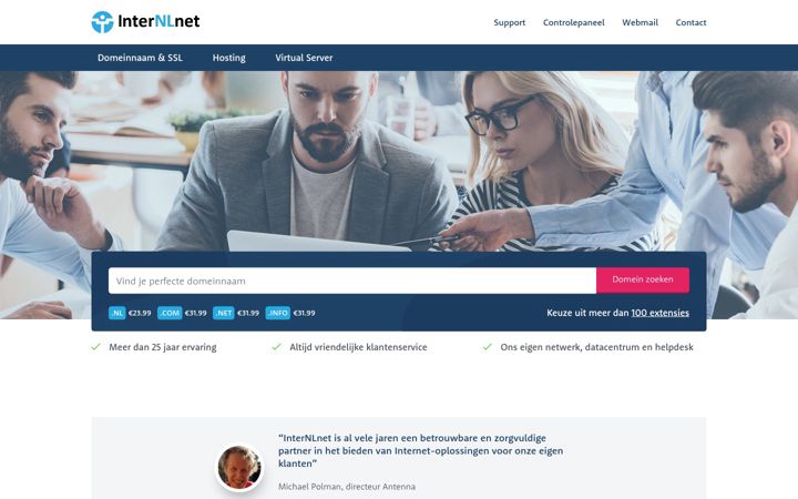 Ekraanipilt saidist internl.net