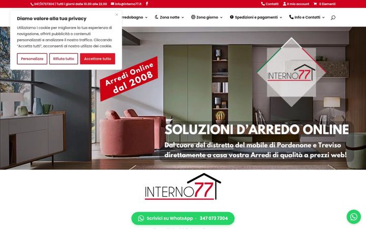 Screenshot of interno77.com