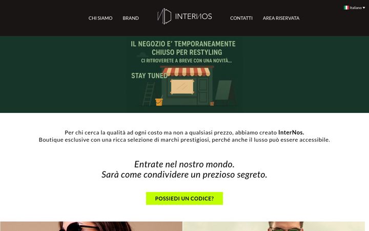 Screenshot of internosclub.com