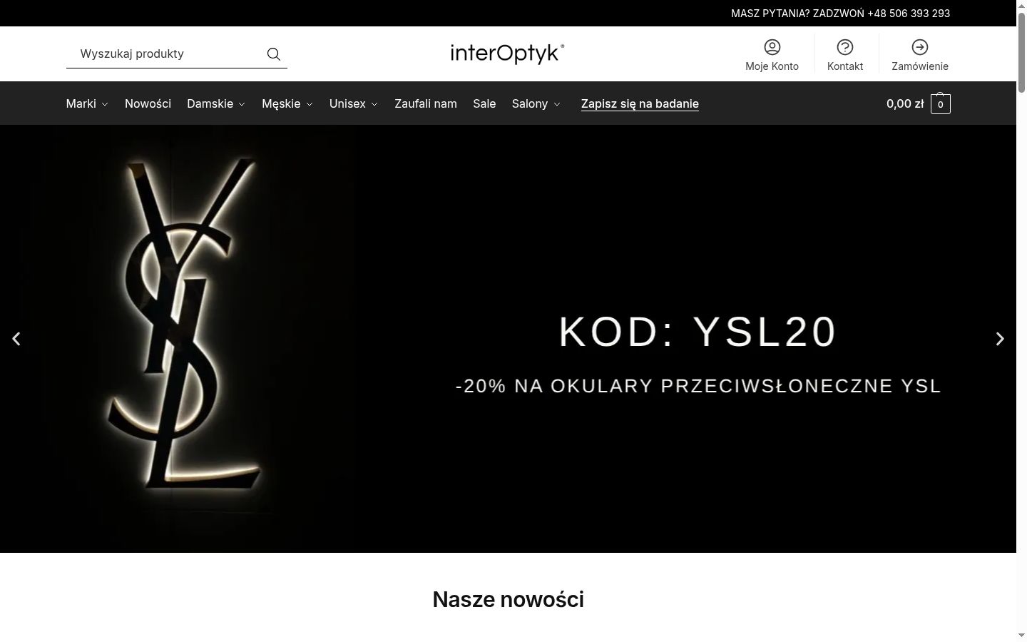 Zrzut ekranu banera zgody wyświetlanego przed jakąkolwiek interakcją