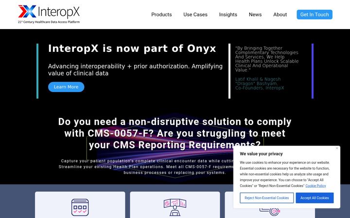Screenshot of interopx.com