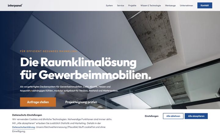 Screenshot of interpanel.com