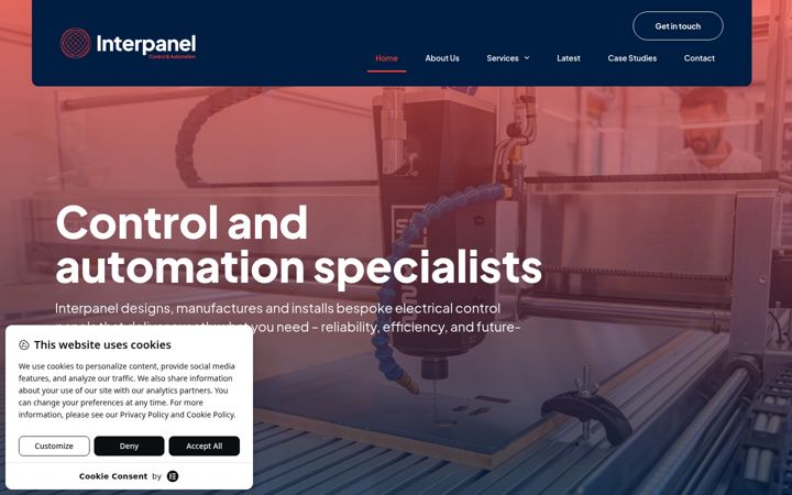 Screenshot of interpanel.uk