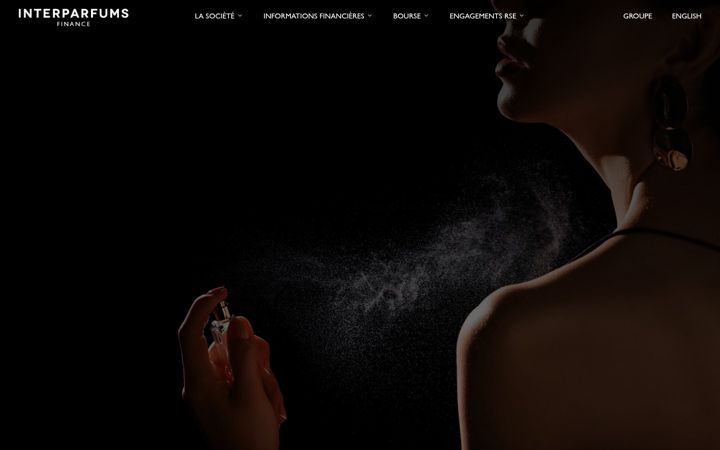 Screenshot of interparfums-finance.fr