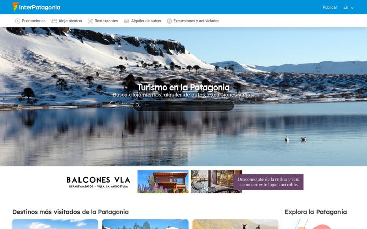 Screenshot του interpatagonia.com