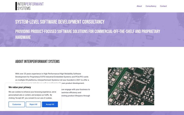 Screenshot of interperformant.com