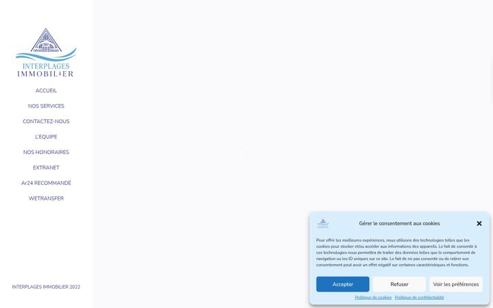 Screenshot of interplages.com