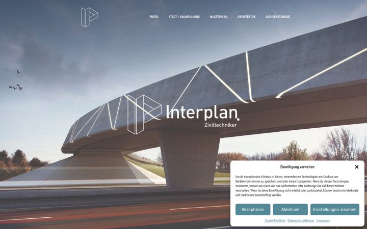 Screenshot of interplan.at