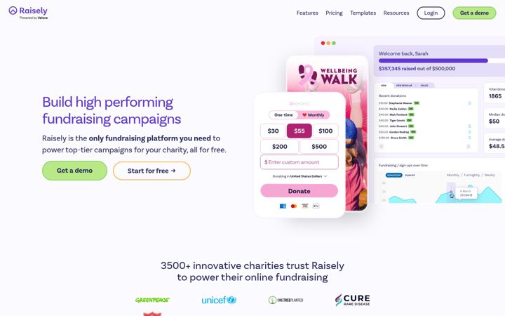 Screenshot of interplastfundraising.org.au