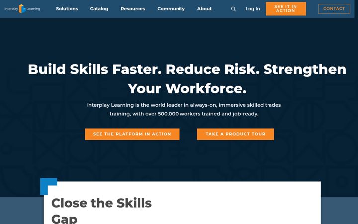 Ekrano kopija interplaylearning.com
