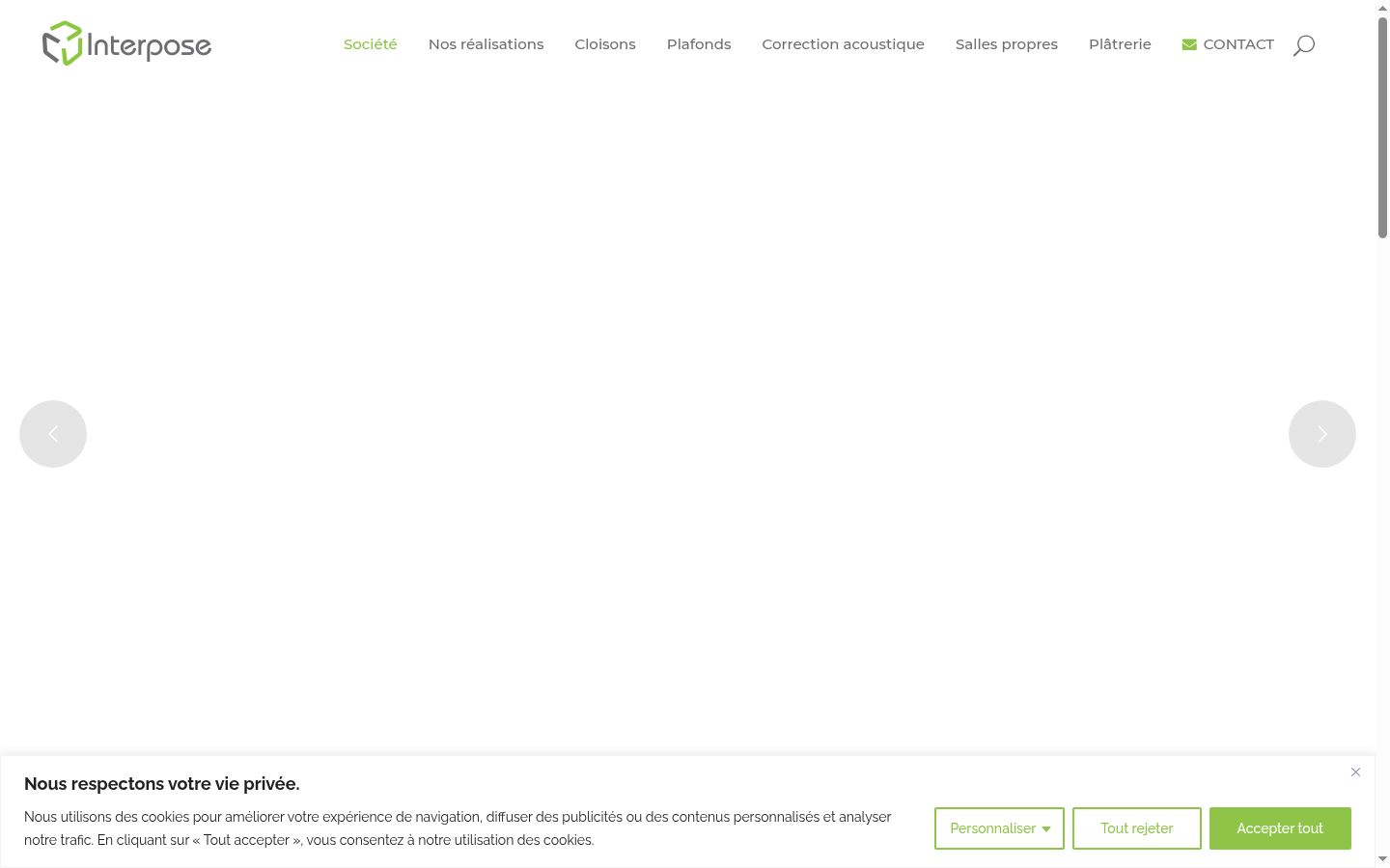Screenshot des Einwilligungsbanners vor jeglicher Interaktion
