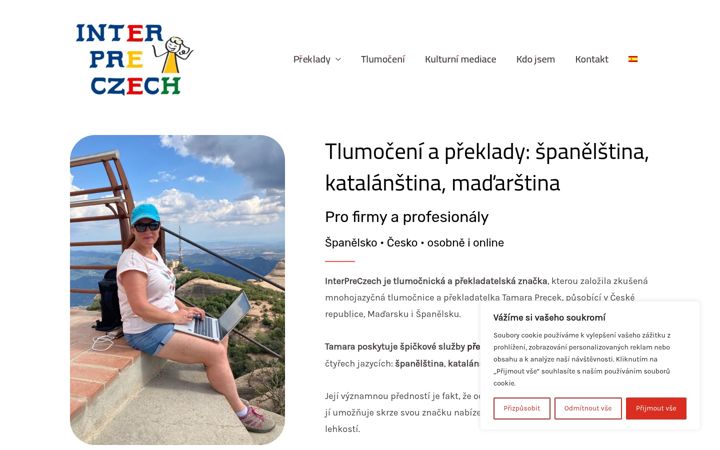 Screenshot of interpreczech.com