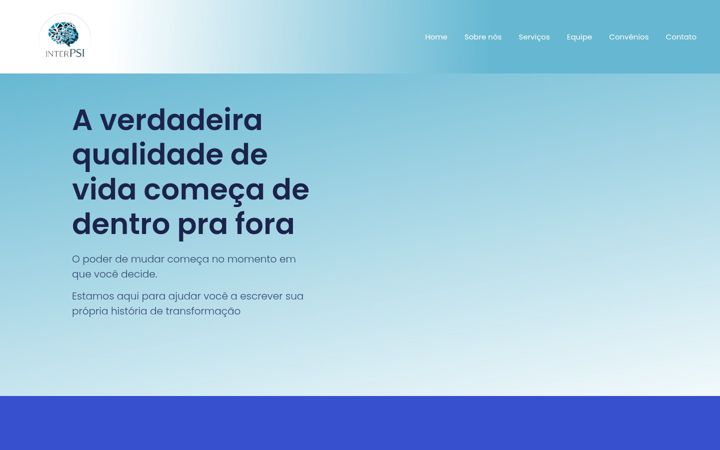 Screenshot of interpsipsicologia.com.br