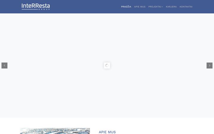 Posnetek zaslona interresta.lt