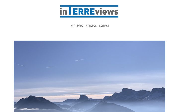 Screenshot of interreviews.fr