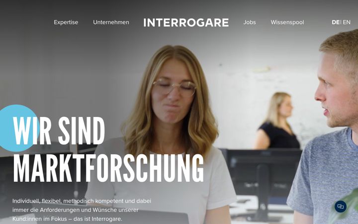 Screenshot of interrogare.de
