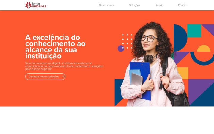 Screenshot of intersaberes.com