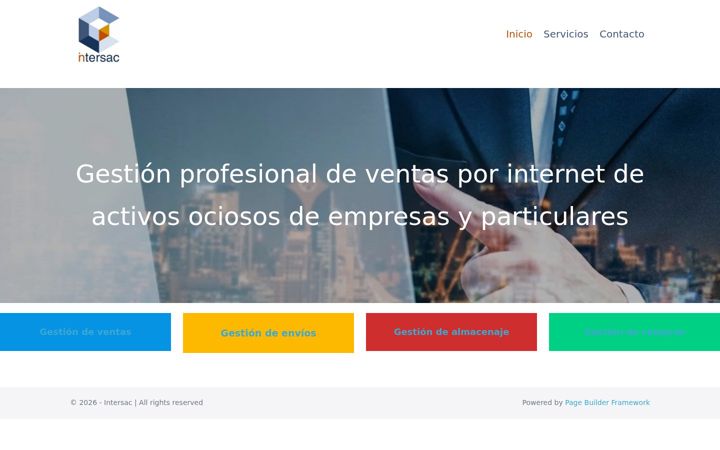 Screenshot of intersac.es