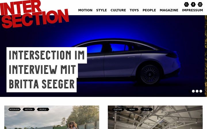 Screenshot of intersection-magazine.com