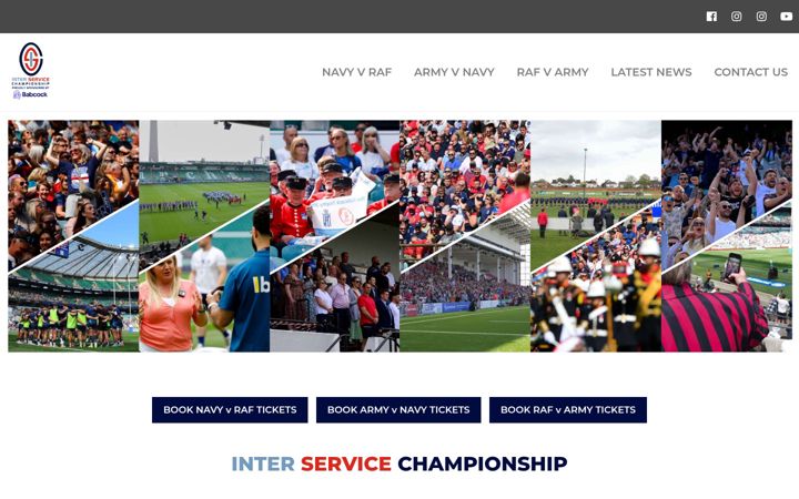 Screenshot of interservicerugbychampionship.co.uk