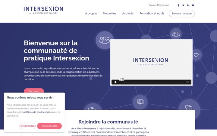 Screenshot of intersexion.org