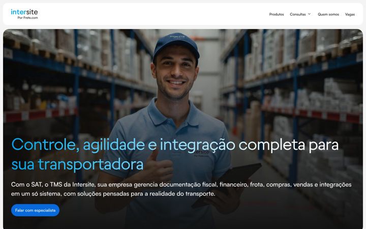 Screenshot of intersite.com.br