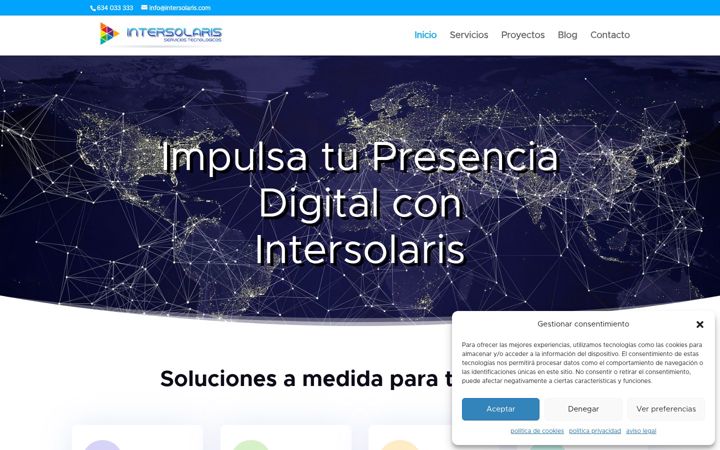 Screenshot of intersolaris.com