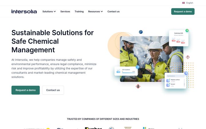 Screenshot of intersolia.com