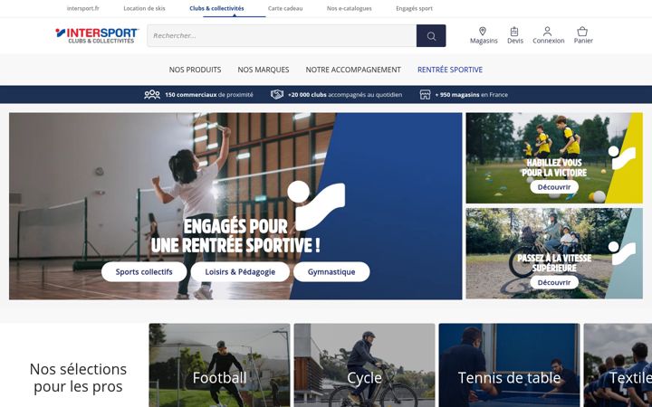 Screenshot of intersport-clubs.fr