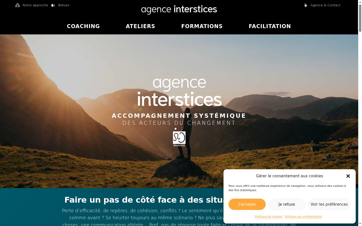 Screenshot tal-banner tal-kunsens muri qabel kwalunkwe interazzjoni