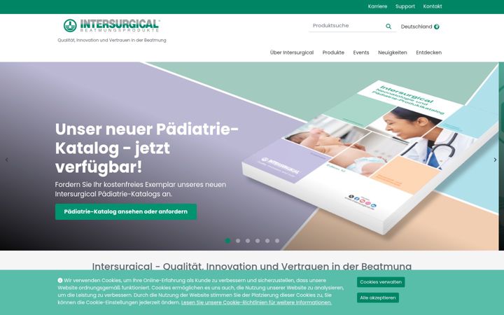 Screenshot of intersurgical-webshop.de