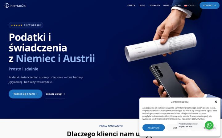 Screenshot of intertax24.com