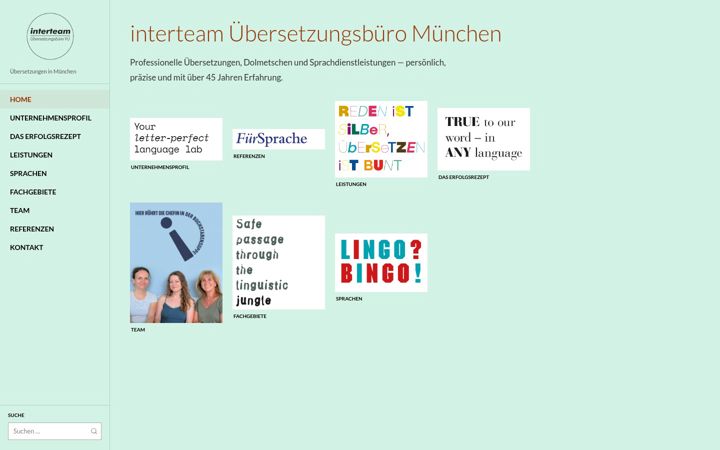 Screenshot of interteam-muc.de