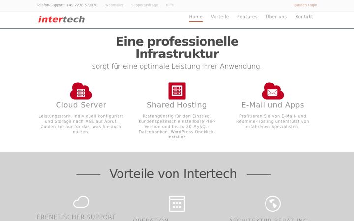 Screenshot of intertech.de