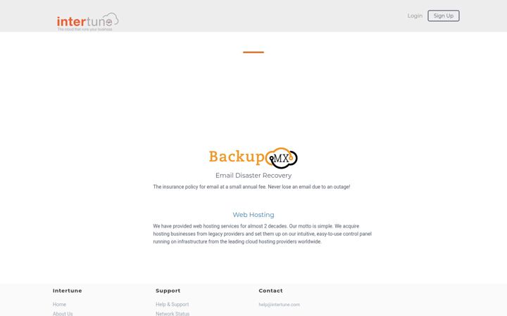 Screenshot of intertune.com