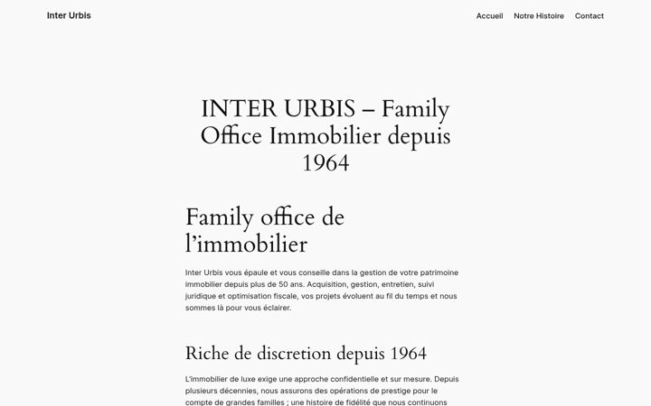 Screenshot of interurbis.com