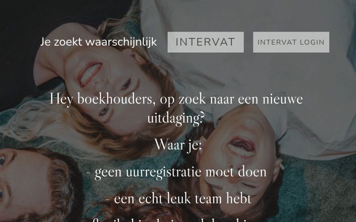 Screenshot of intervat.be