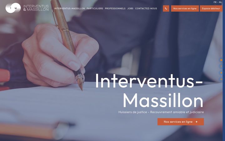 Screenshot of interventus.be