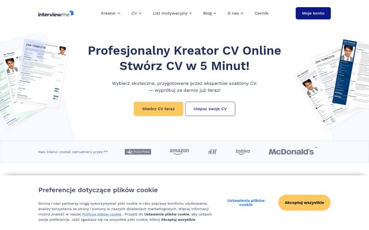 Screenshot of interviewme.pl