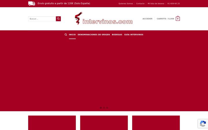 Screenshot of intervinos.com