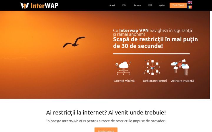 Screenshot of interwap.ro