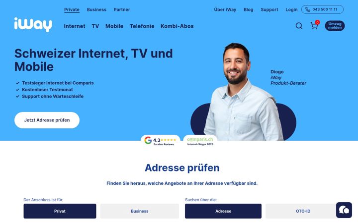 Captura de pantalla de interway.ch