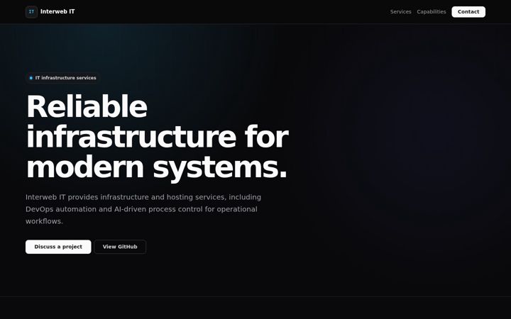 Screenshot of interweb-it.com