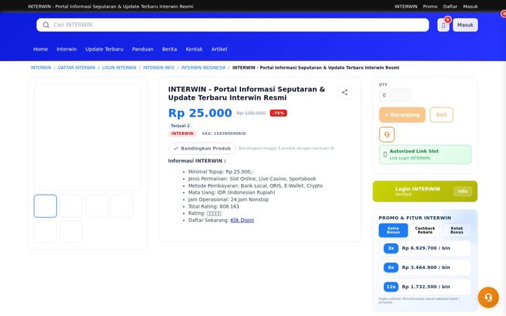 Screenshot of interwin.info